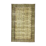 Anatolian handmade vintage rug 254 cm x 170 cm