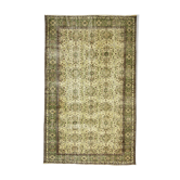 Tapis vintage Anatolien fait main 254 cm x 170 cm