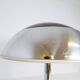 Large Space Age chrome table lamp by Fagerhults, Sweden, 1970s.