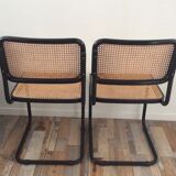 Pair of chairs Marcel Breuer Cesca S32