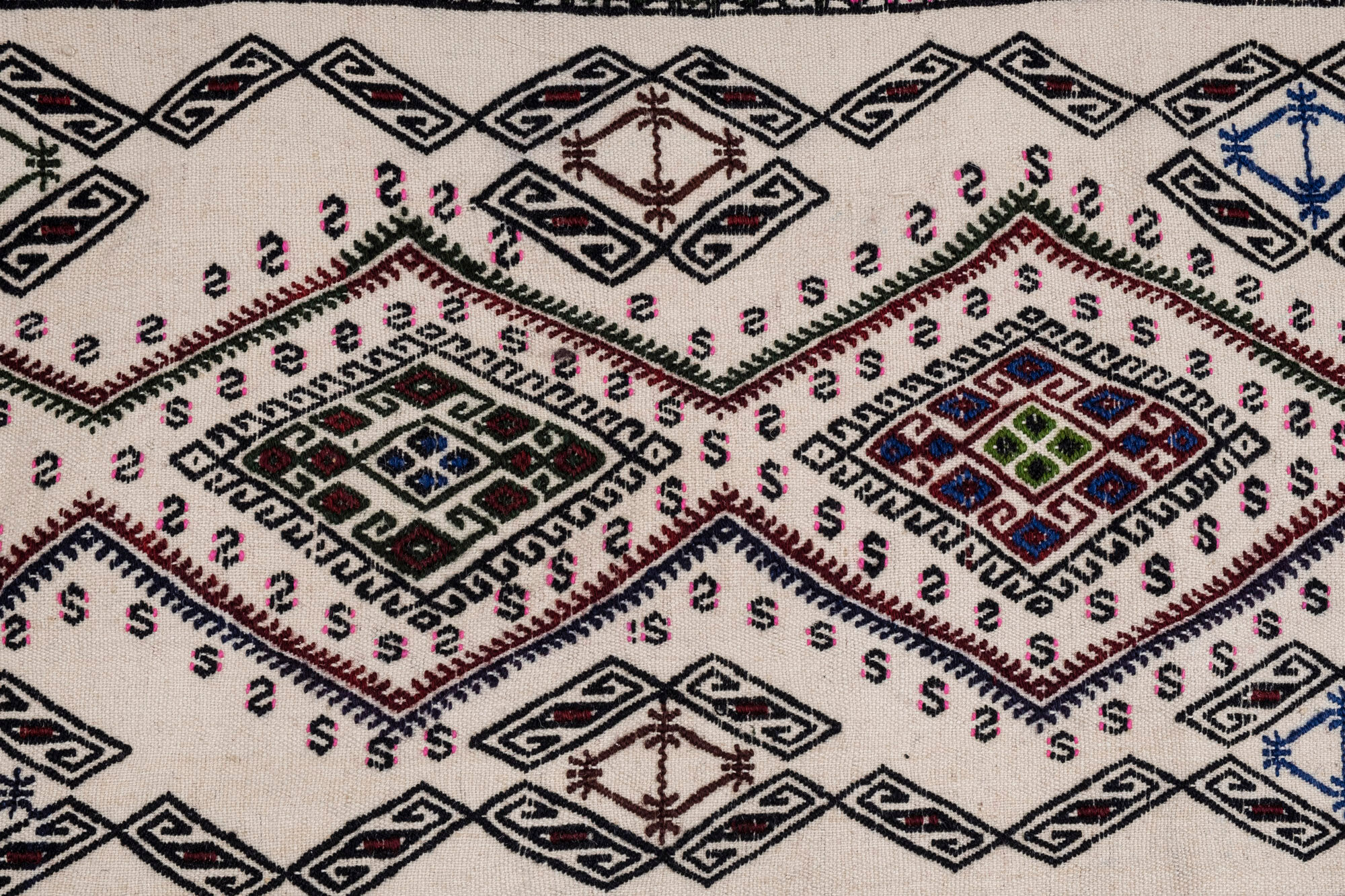 Vintage Turkish Jajim Kilim Runner Rug, 1970s 55 x 480 cm