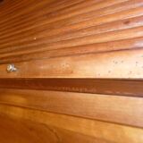 Curtain closure storage locker