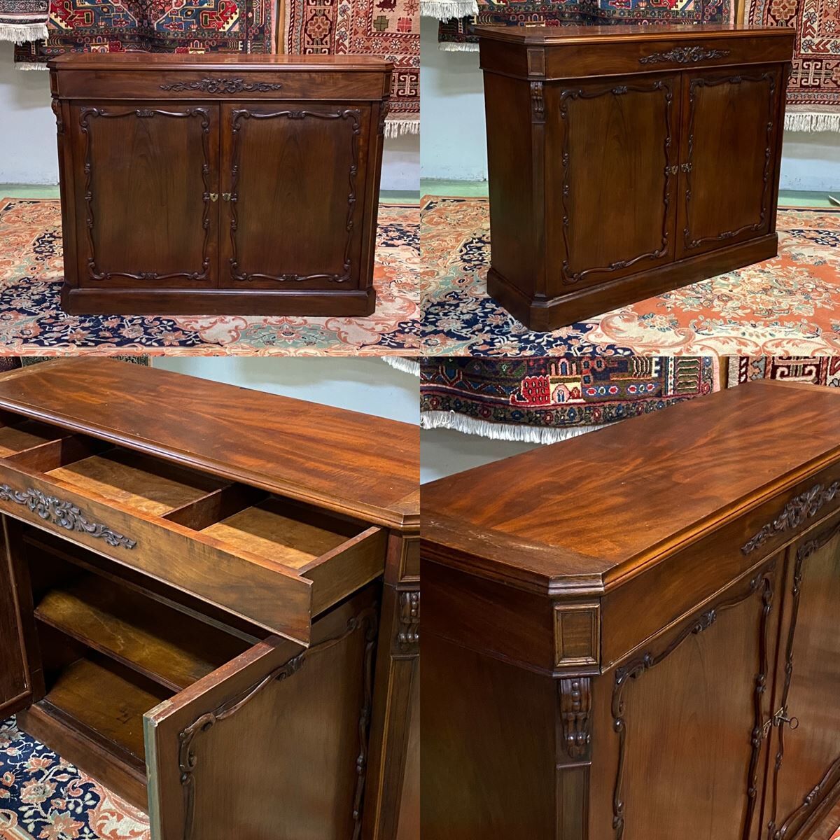 Buffet Napoleon III in mahogany - 19th