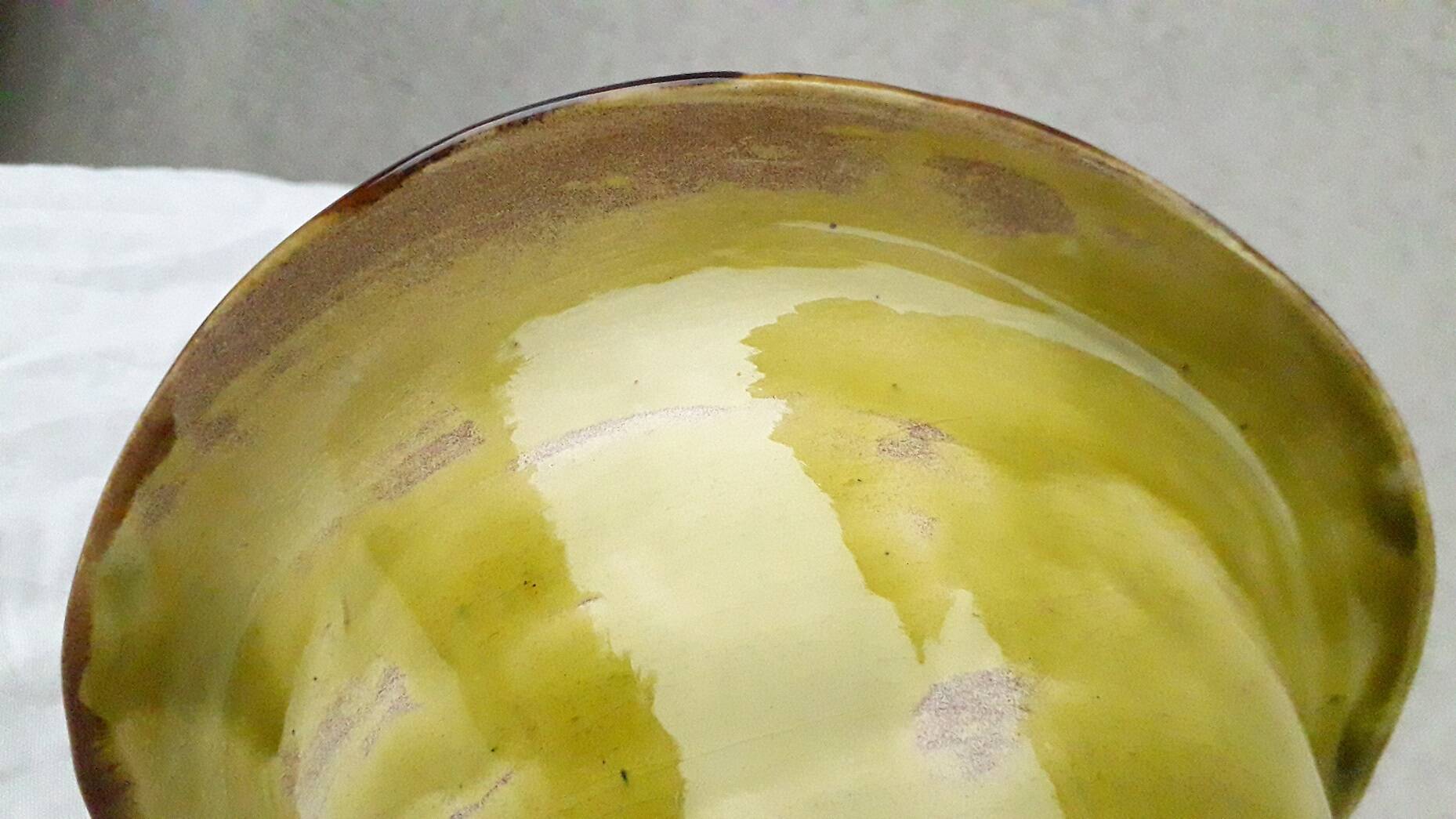 Ceramic pitcher vase from the 1950s.