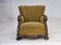 1960s, Danish armchair, furniture wool, solid oak wood.
