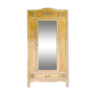 Art Deco wardrobe with mirror