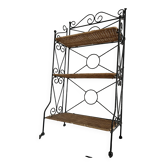 Rattan shelves