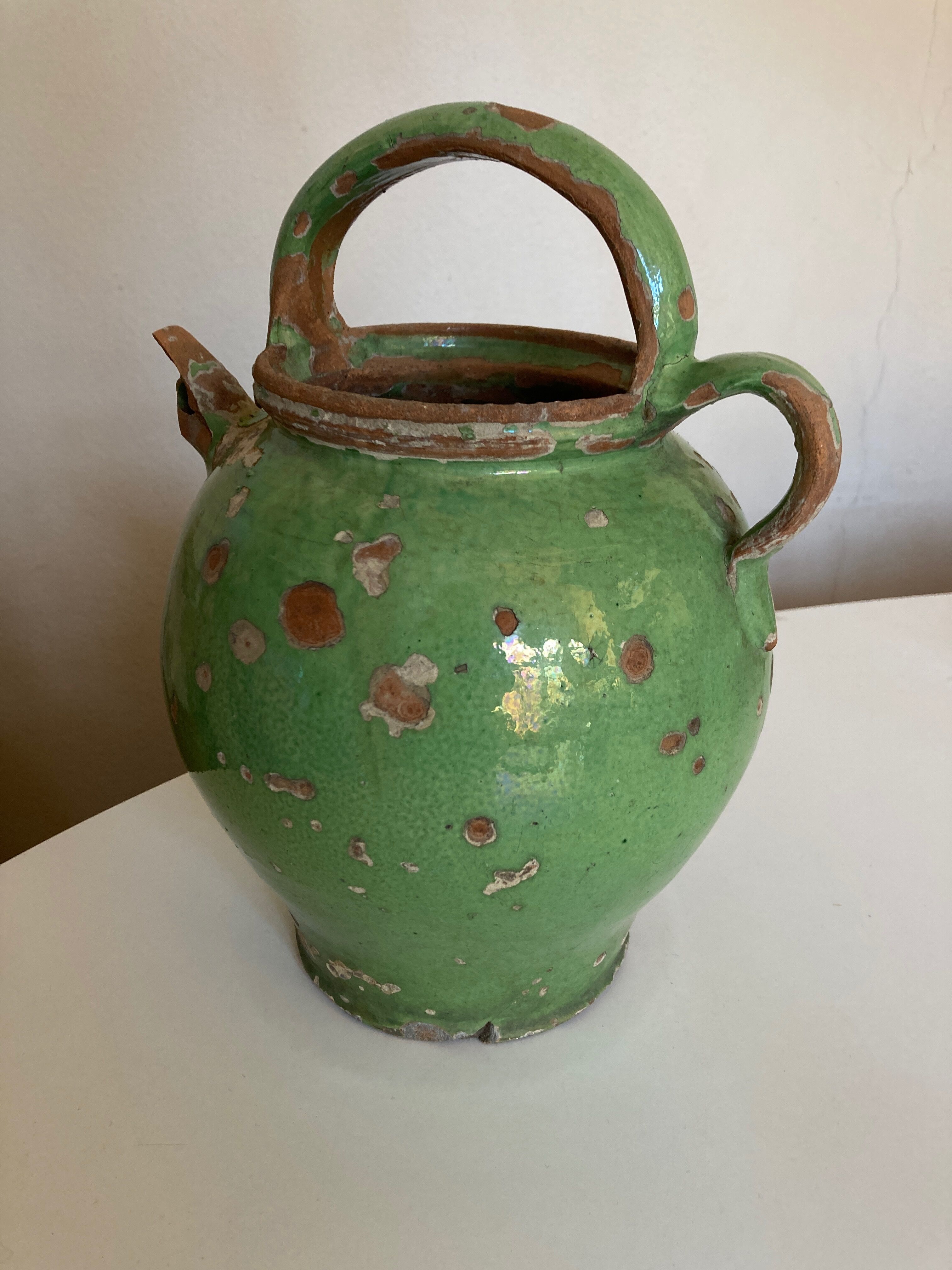 Jarre terre vernissée de Dieulefit 1950