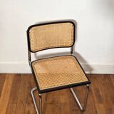 Marcel Breuer black chair B32 Cesca Made in Italy