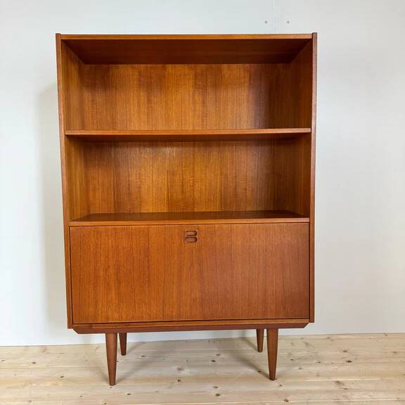 Vintage teak bookcase, Denmark, 1960s