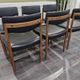 Set of 6 Scandinavian chairs by Zetel Behaagt, 1970s