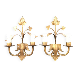 Paire d’appliques en