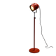Bright orange spot floor lamp by Aneta