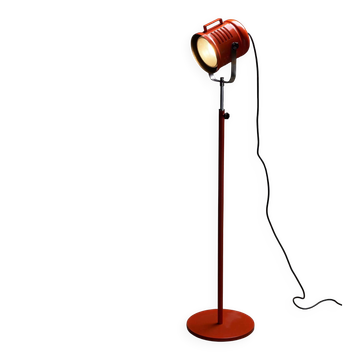 Bright orange spot floor lamp by Aneta