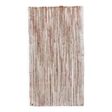 Terracota wool kilim rug 68x181 cm Turkish wool kilims.