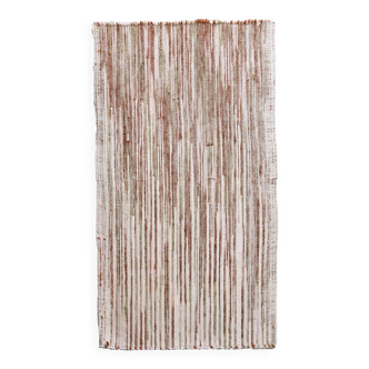 Tapis kilim en laine terre cuite 68x181 cm Kilims en laine turque.