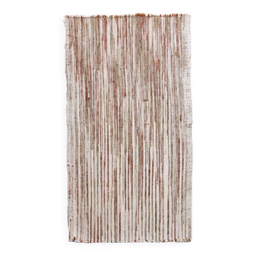 Tapis kilim en laine terre cuite 68x181 cm Kilims en laine turque.