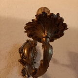 Applique bronze doré