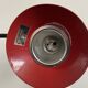 Stilplast red desk lamp made in italy 80's