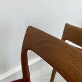 Set of Danish Chairs by Niels Møller for J. L. Møllers, 1960s, Set of 2