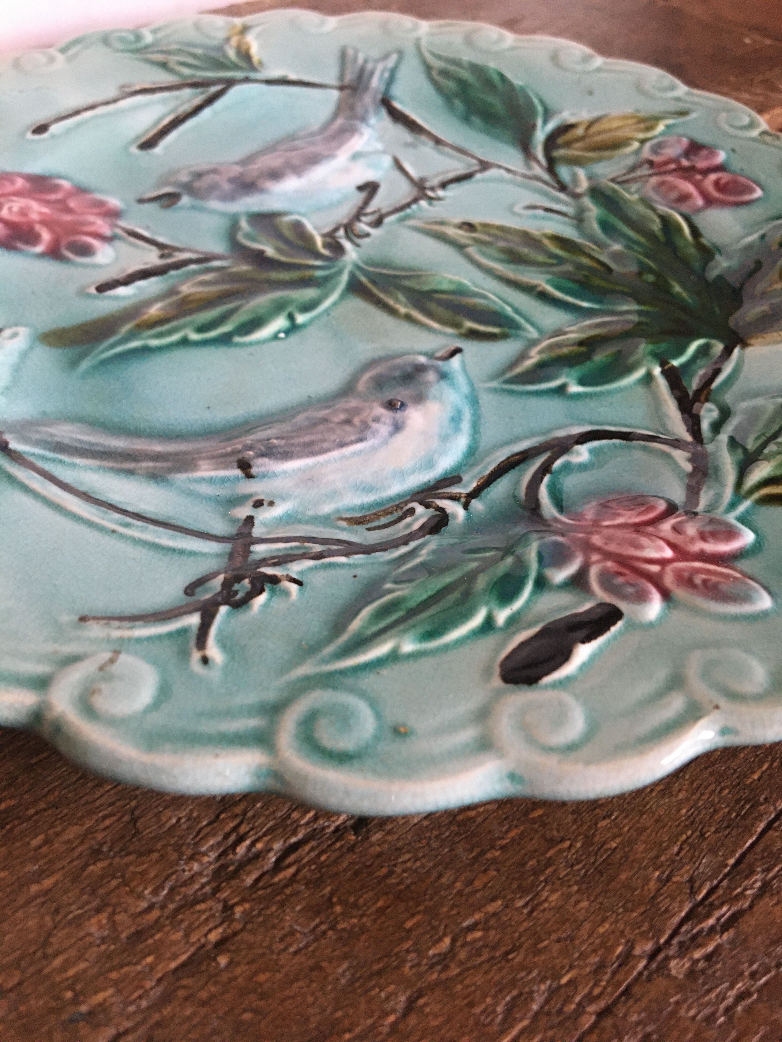 Art Nouveau dabbling plates