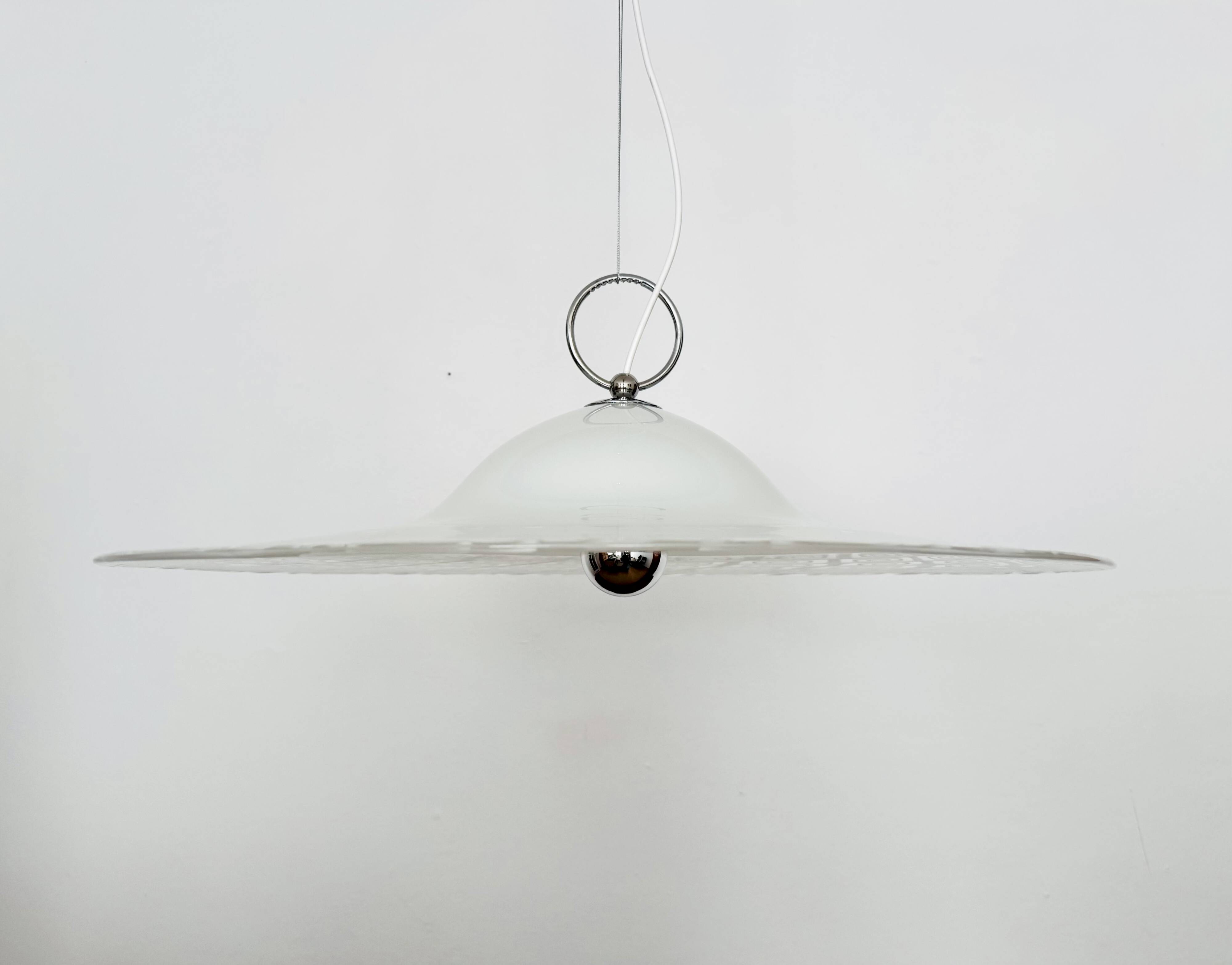 Large Murano Glass Pendant Lamp