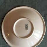 Powder pink earthenware fruit cup, Digoin Sarreguemines