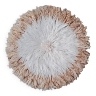 Juju hat blanc contour beige de 65 cm