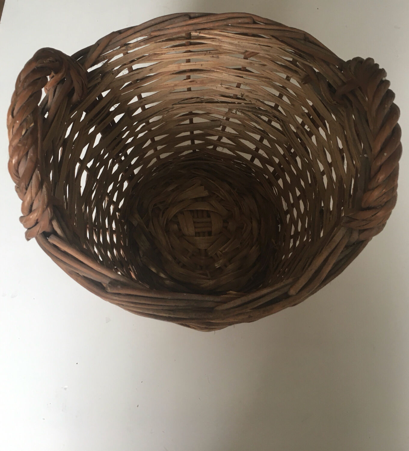 Vintage wicker pot cover