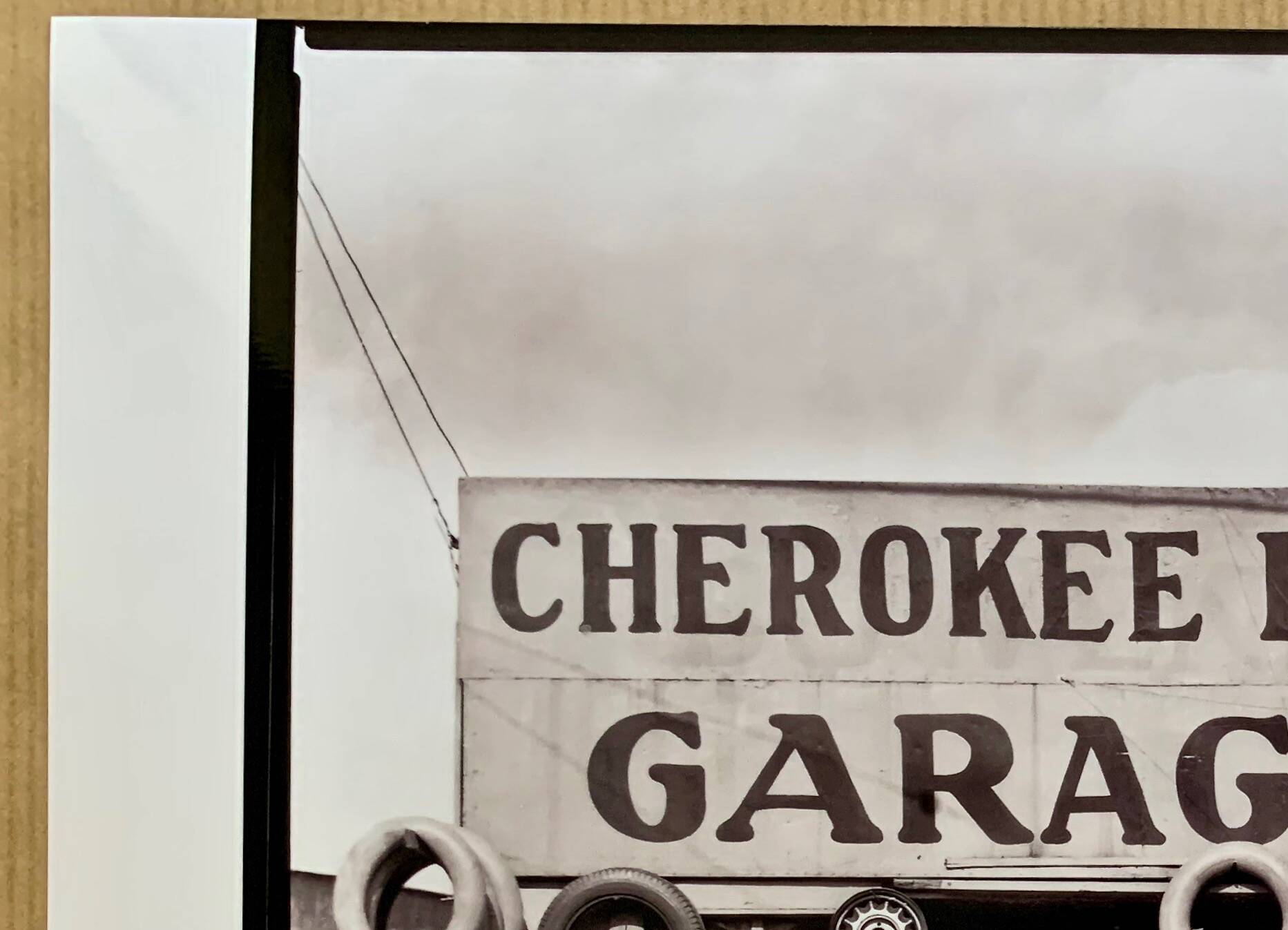 Fine art photography Walker Evans – “Garage in Southern City Outskirts”, 1936