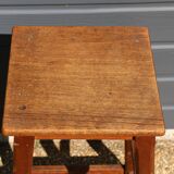 Dark oak high stool 650mm