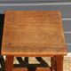 Dark oak high stool 650mm
