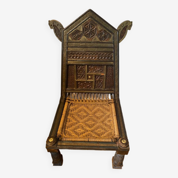 Afghan low chair