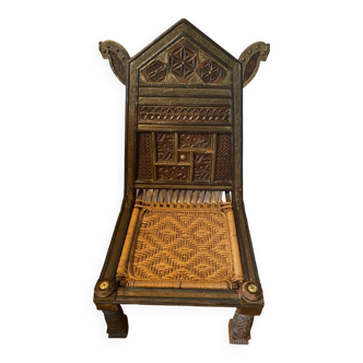 Afghan low chair