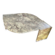 1970s marble eye-shaped coffee table