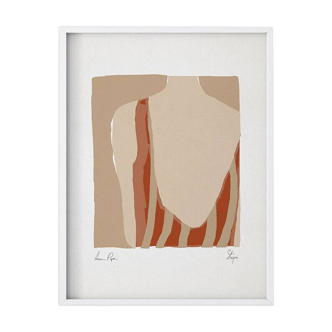 Impression d'art giclée figure féminine, 50x70cm