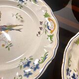 7 Longchamp plates m. Clery