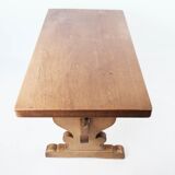 Table basse en chêne des années 1970