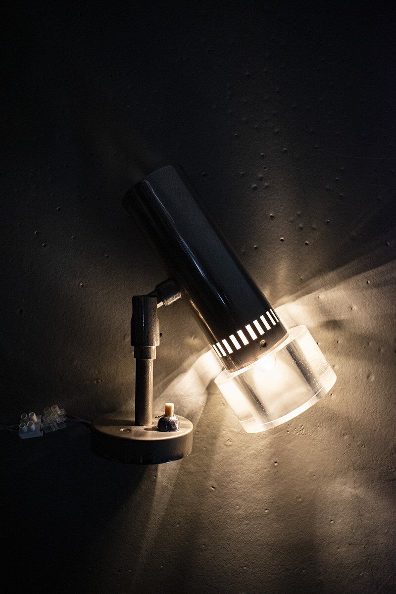 Metal Spotlight with Acrylic Glass Shade
