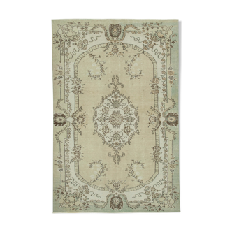 Handwoven One-of-a-Kind Anatolian Beige Carpet 194 cm x 295 cm - 36588