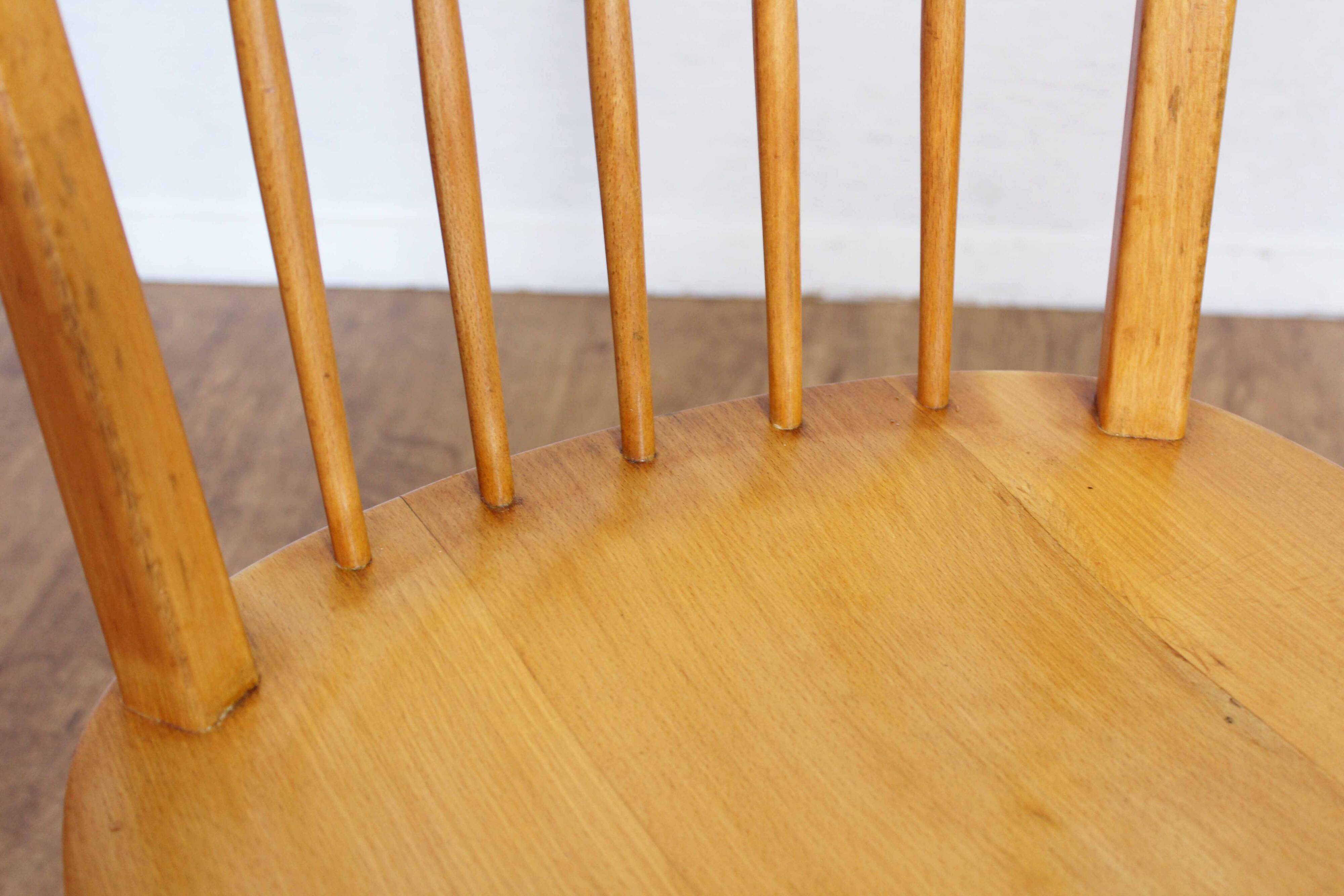 Stoll Giroflex wooden office chair
