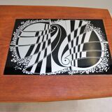 Scandinavian teak coffee table