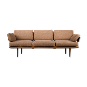 Danish Teak Fd 417 3 Seats Sofa Model Minerva by Peter Hvidt and Orla Molgaard-Nielsen for France &