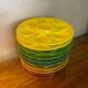 10 colorful oyster plates