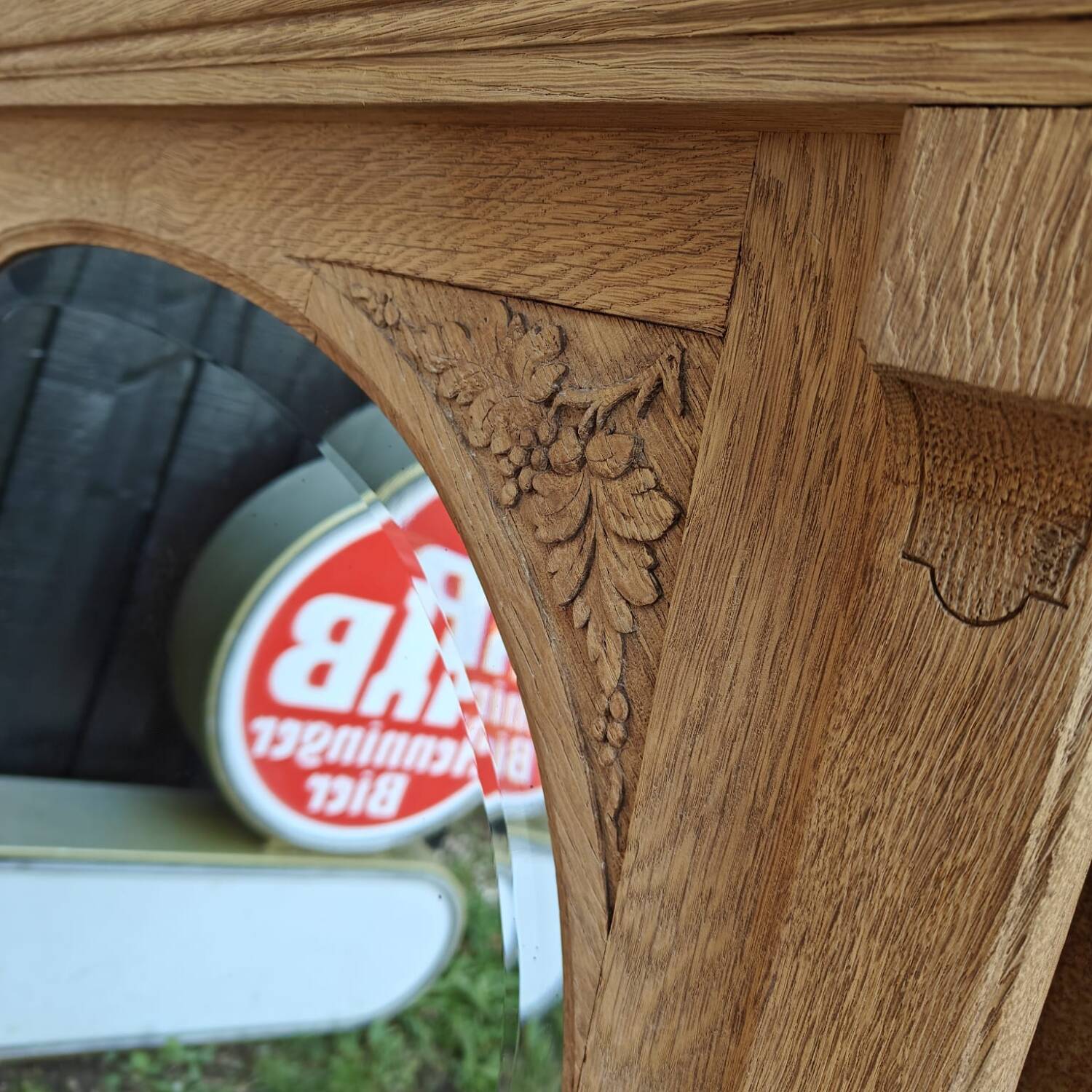 Large antique mirror