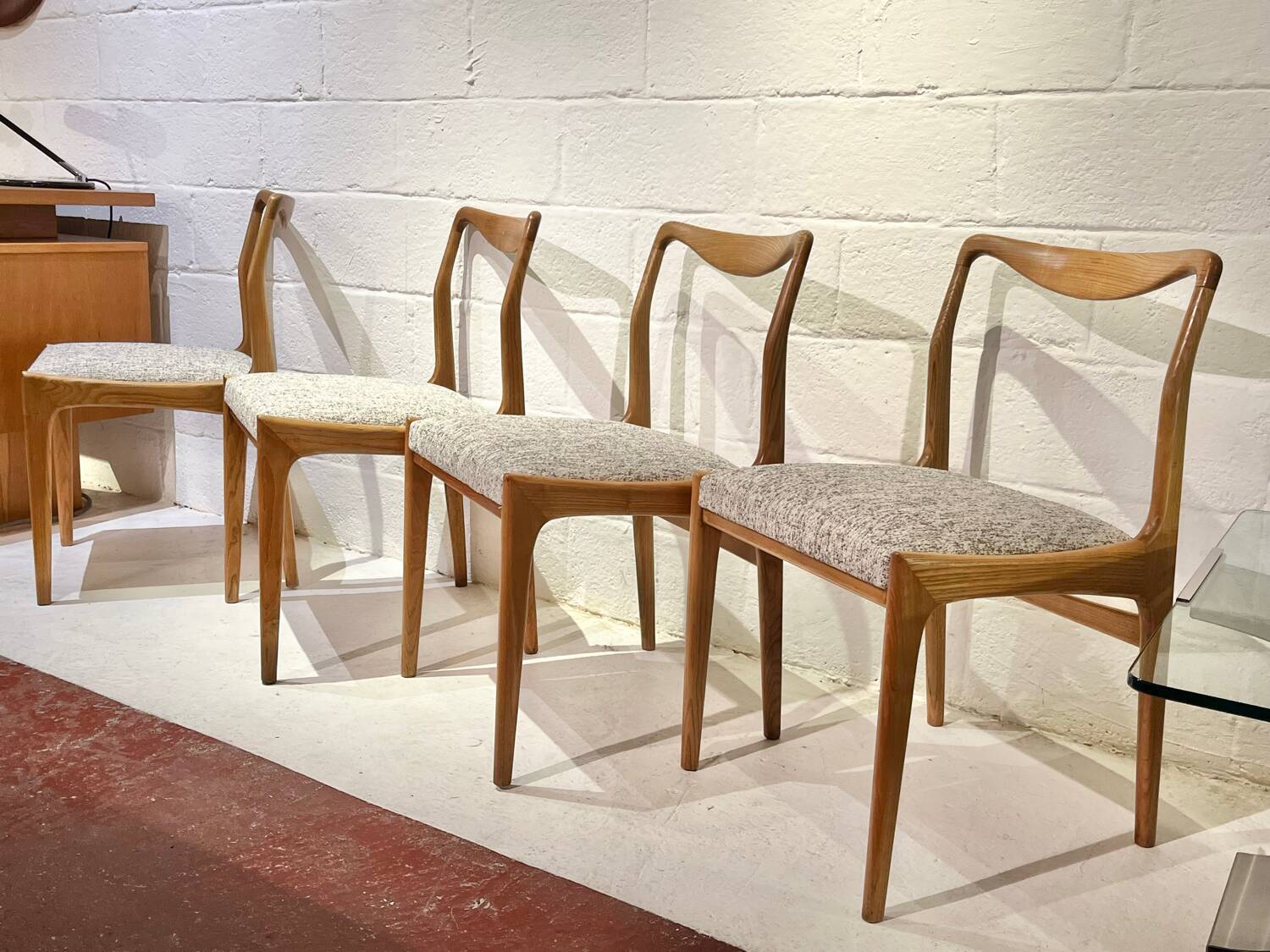 Série de 4 chaises vintage, 1960