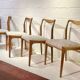 Série de 4 chaises vintage, 1960
