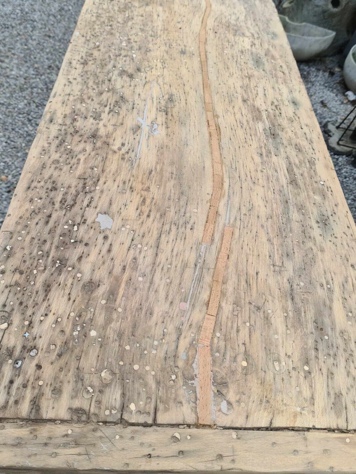 wooden cabinetmaker's workbench