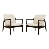 Pair of restored vintage GFM-64 armchairs by Edmund Homa, 1960s