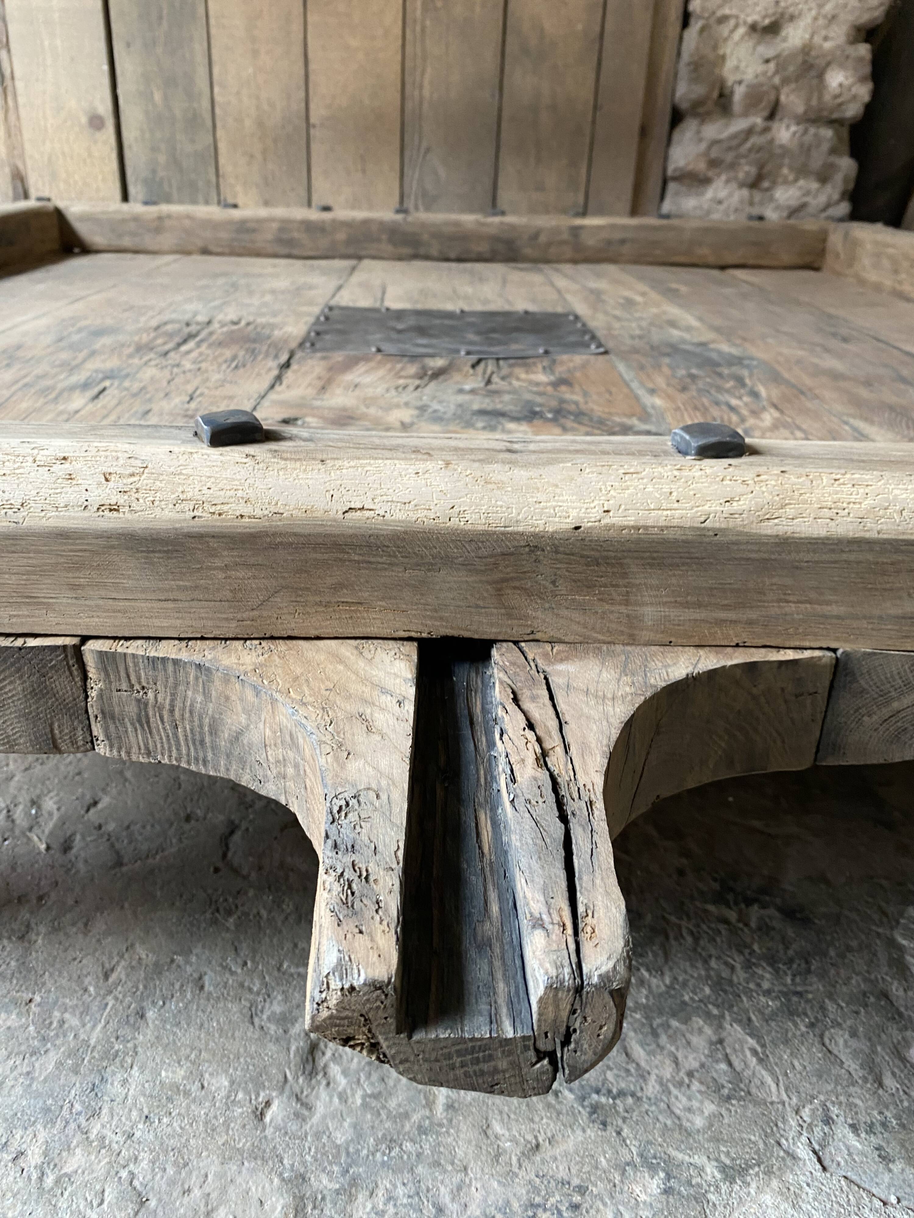 Unusual press coffee table